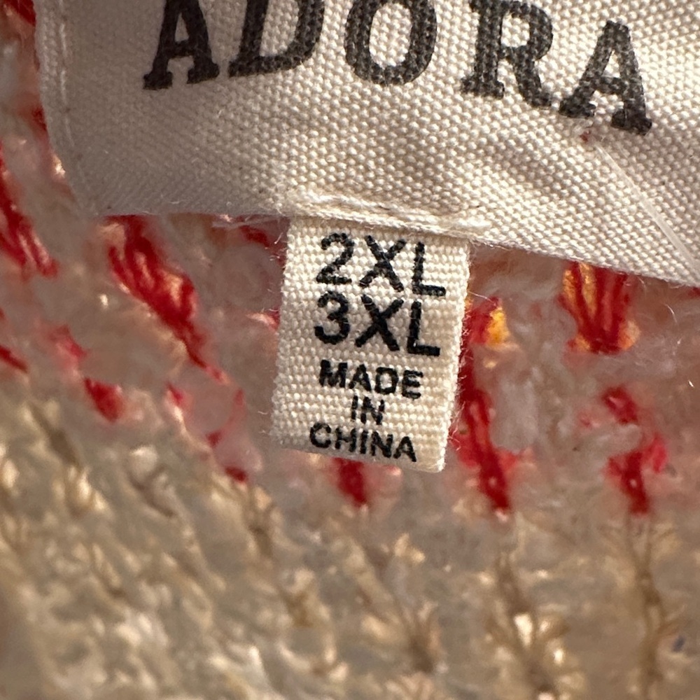 ADORA Cream and Pink Open-Front Cardigan - Picture 7 of 8